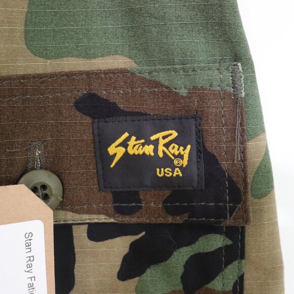 Stan Ray Fatigue Shorts Woodland Camo Size 30 (True Waist Size 31.5) NWT - Picture 7 of 9